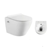 Стенна тоалетна чиния с биде 4937W BIDET INTER CERAMIC - Thumbnail 3