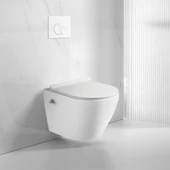 Стенна тоалетна чиния с биде 4937W BIDET INTER CERAMIC - Thumbnail 2