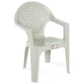 Градински стол PVC бял Palmiye MEVSIM - Thumbnail 1