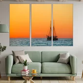 Мачта към залеза - картина пано за стена - Thumbnail 2