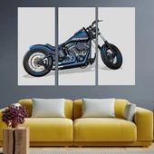 Мотоциклет харли дейвидсън - картина пано за стена - Thumbnail 2