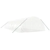 Оранжерия със стоманена рамка бяла 84 м² 14x6x2,85 м - Thumbnail 5