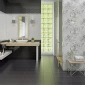 Фаянс 20x50 см Виола антрацит 5812 KAI - Thumbnail 2