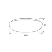 LED плафониера Nuvola 12 W CL 4000 K VIVALUX - Thumbnail 2