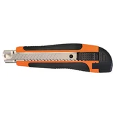 Макетен нож 18х100мм с двукомпонентна дръжка и 8 резеца PREMIUM - Thumbnail 1