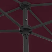 Плажен чадър, бордо червено, 180x120 см - Thumbnail 2