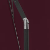 Плажен чадър, бордо червено, 180x120 см - Thumbnail 3