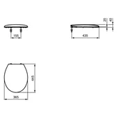 Тоалетна седалка с функция за плавно спускане SevaLoop Vidima - Thumbnail 2
