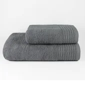 Хавлиена кърпа Сидни 50x90 см сива BULGARIA TEX - Thumbnail 1