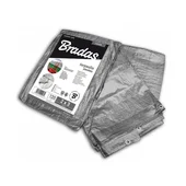 Подсилено покривало 4x5 м 120 гр/м2 сиво BRADAS - Thumbnail 1