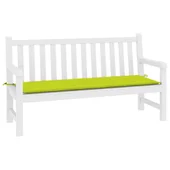 Възглавница за пейка яркозелена 200x50x4 см оксфорд плат - VL314100 - Thumbnail 3