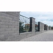 Блокче за зидане половинка Rivago 20/20/16 см сиво SEMMELROCK - Thumbnail 3