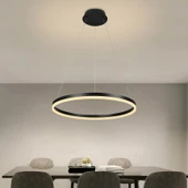 LED полилей Caterina с дистанционно 44 W черен LIGHTEX - Thumbnail 2