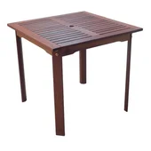 Градински комплект от дърво Meranti 5 части Monroe MUHLER - Thumbnail 2