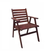 Градински комплект от дърво Meranti 5 части Monroe MUHLER - Thumbnail 3