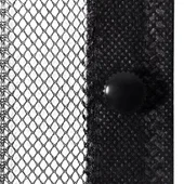 Магнитни завеси против насекоми за врата 2 бр. черни 210х90 см - Thumbnail 6