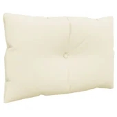 Палетни възглавници, 3 бр, кремави, текстил - Thumbnail 5