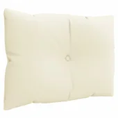 Палетни възглавници, 3 бр, кремави, текстил - Thumbnail 6