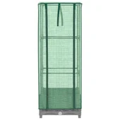 Повдигната леха с покривало, 40x40x123 см - Светлосив сандък - Thumbnail 4