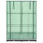 Повдигната леха с покривало, 80x40x123 см - ратанов сандък - Thumbnail 4