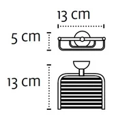 Сапунерка за баня тип мрежа Classico KAPITAN - Thumbnail 2