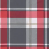 Възглавници за стол 2 бр червено каре 40x40x3 см Оксфорд плат - VL314032 - Thumbnail 8