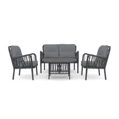 Градински комплект 4 части Gala Lounge Set антрацит RAINBOW - Thumbnail 1