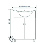 Pvc шкаф за баня "лего"- 5040 - Thumbnail 2