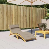 Шалте за шезлонг - таупе - 180x60x4 см - Оксфорд плат - VL361860 - Thumbnail 1