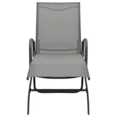 Шезлонг, стомана и textilene - Thumbnail 2