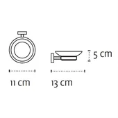 Стъклена сапунерка за баня Moderno KAPITAN - Thumbnail 3