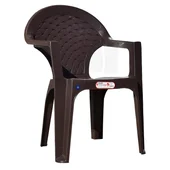 Градински стол PVC кафяв Palmiye MEVSIM - Thumbnail 1