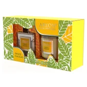 Комплект ароматизатор с пръчици 150 мл + свещ Сладко пътешествие AREON - Thumbnail 1