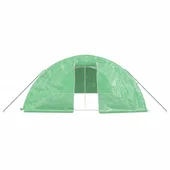Оранжерия със стоманена рамка зелена 40 м² 8x5x2,3 м - Thumbnail 3
