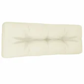 Палетна възглавница, кремава, 120x40x12 см, текстил - Thumbnail 4