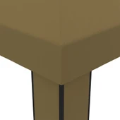 Шатра с двоен покрив, 3x6 м, таупе, 180 г/м² - Thumbnail 4