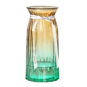 Стъклена ваза с панделка 23 см Mini FLOWERPLUS - Thumbnail 3