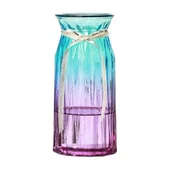 Стъклена ваза с панделка 23 см Mini FLOWERPLUS - Thumbnail 2