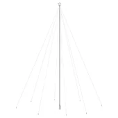 Светеща коледна елха закрито/открито 1300 LED студено бяла 8 м - Thumbnail 3