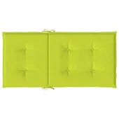 Възглавници за столове 2 бр яркозелени 100x50x3 см Оксфорд плат - VL314146 - Thumbnail 7