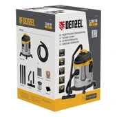 Строителна прахосмукачка 1200 W 15 л EVC15 DENZEL - Thumbnail 6