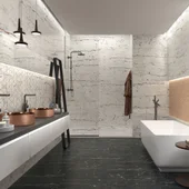 Фаянс 30x90 см Leonardo White DUNE - Thumbnail 2