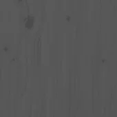 Градинска пейка сива 80x44x45 см борово дърво масив - VL823999 - Thumbnail 7