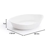 Овална тава 29x17 см бяла Smart Cuisine LUMINARC - Thumbnail 6