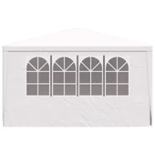 Професионална парти шатра със стени 4x4 м бяла 90 г/м² - Thumbnail 5