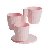 Декоративни саксии на стойка 3 л DNC1 SERINOVA - Thumbnail 3