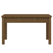 Градинска пейка, меденокафява, 80x44x45 см, борово дърво масив - VL824000 - Thumbnail 4