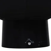 Коледна елха с валящ сняг и основа от чадър, черна, 75 см, PVC - Thumbnail 8