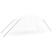 Оранжерия със стоманена рамка бяла 10 м² 5x2x2,3 м - Thumbnail 2