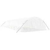 Оранжерия със стоманена рамка бяла 80 м² 16x5x2,3 м - Thumbnail 5